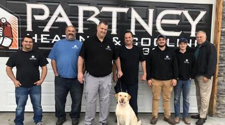 Partney Heating and Cooling crew